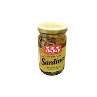 Picture of 555 Premium Sardines Spanish Style In Corn Oil Hot, 230g - Carton of 24