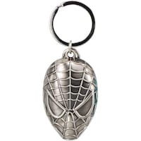 Picture of Marvel Avengers Spider Man Head Pewter Key Chain, Silver