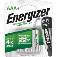 Picture of Energizer Rechargeable Power Plus AAA Batteries - Pack of 4
