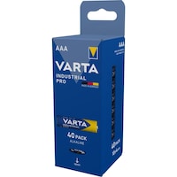 Picture of VARTA Industrial Pro AAA Micro Alkaline Batteries, LR6 - Pack of 40