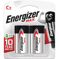 Picture of Energizer Max Alkaline C Batteries - Pack of 2
