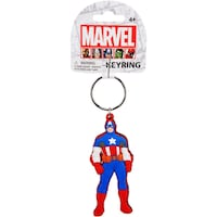 Marvel Avengers Captain America Full Figure Soft Touch Rubber Key Chain