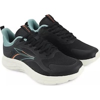 Picture of 361° Performance Running Shoes for Men, Obsidian Black & Cyan