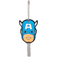 Marvel Avengers Captain America Face Soft Touch Rubber Key Holder