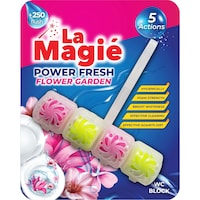 Picture of La Magie Power Fresh Flower Garden WC Block Freshner, 40g - Carton of 60