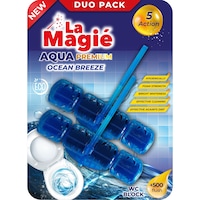Picture of La Magie Aqua Premium Block Freshner Duo Pack Ocean WC Block Freshner Duo Pack, 40g - Carton of 12