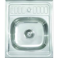 Picture of Morris Sink Premium Stainless Steel Single Bowl Sink, Silver - Set of 10