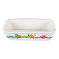 Picture of Porceletta Rectangle Shape Animated Fruites Print Bowl for Kids, 14 x 10.2cm