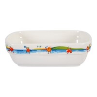 Picture of Porceletta Rectangle Shape Animated Fruites Print Bowl for Kids, 15.8 x 10cm