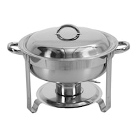 Picture of Vague Stainless Steel Chafing Dish with Fuel Holder, 4.5L, Silver