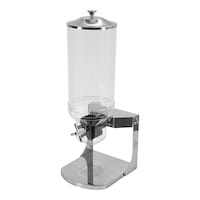 Picture of Vague Stainless Steel & Polycarbonate Cereal Dispenser, 8L, Clear & Silver