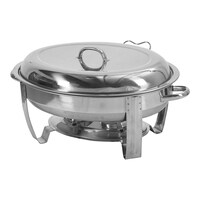 Picture of Vague Stainless Steel Oval Shape Regal Range Chafer, 70mm, 9L, Silver