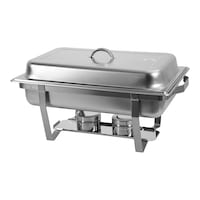Picture of Vague Stainless Steel 1/1 Oblong Roll Chafing Dish with Fuel Holder, 9L