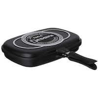Picture of Dessini Double Side Die Casting Grill Pan, 36Cm, Black & Silver