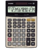 Casio 14-Digit Basic Calculator, Dj-240D Plus, Grey & Black