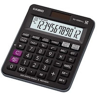 Casio 12-Hour Function Calculator, Mj-120D , Black