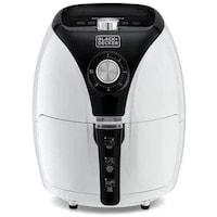 Picture of Black & Decker Air Fryer With Rapid Air Convection Technology, Af220-B5, 3.5L, 1500W, White & Black