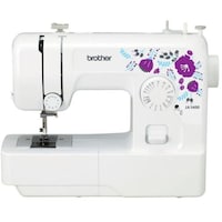 Picture of Generic Portable Electric Sewing Machine, Ja 1400, White & Purple