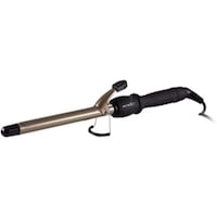 Ikonic Conical Curling Iron Tong, Black & Gold