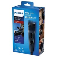Picture of Philips Easy Even Hair Trimmer With Comb, Hc3505, Black