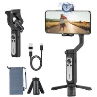 Hohem 3-Axis Handheld Professional Video Stabilizer With Grip, 2800.0 Mah, Black