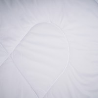 Home Tex Polyester Double Duvet Cover, White