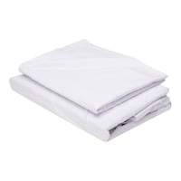 Picture of Home Tex Cotton Fitted Bedsheet Set, White - Carton of 33