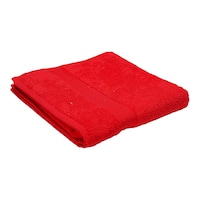 Picture of Home-Tex Premium Cotton Bath Towel, 70x140cm, Red