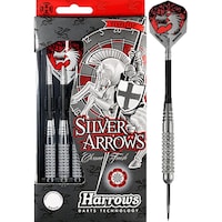Harrows Silver Arrows Chrome Finish Dart, Multicolor