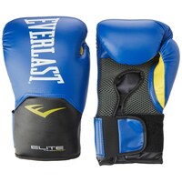 Everlast New Pro Style Elite Boxing Gloves, P00001205, Free Size, Blue