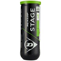Dunlop Stage 1-3Er Dose Tennis Balls, Green