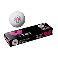 Picture of Butterfly Three Table Tennis Balls, White - Pack of 12