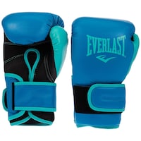 Everlast PowerLock 2 Boxing Gloves, Blue