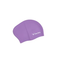 Picture of Harley Fitness Latex-Free Silicon Swim Caps for Adults, Lavender