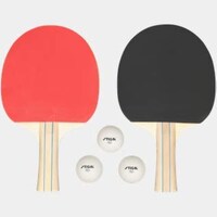 Picture of Stiga Salty Wooden Table Tennis Racket & Balls Set