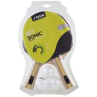 Stiga Sonic Racket and Balls Set, One Size