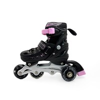 Picture of Soccerex Inline & Roller Skates Shoes for Adults, M, Black & Pink