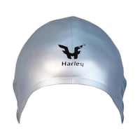 Picture of Harley Fitness Adult Spherical Swimming Cap, Silver