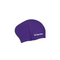 Picture of Harley Fitness Latex-Free Silicon Swim Caps for Adults, Purple