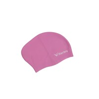 Harley Fitness Latex-Free Silicon Swim Caps for Adults, Pink
