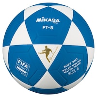 Mikasa FT5 Goal Master Soccer Ball, Blue & White