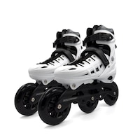 Picture of Soccerex Inline & Roller Skates Shoes for Adults, L, White and Black