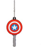 Picture of Marvel Avengers Captain America Logo Soft Touch Key Holder, Multicolour