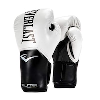 Picture of Everlast Unisex Adult Boxing Pro Style Elite Gloves, Black & White