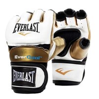Picture of Everlast Women's Everstrike Training Gloves, S, White & Gold