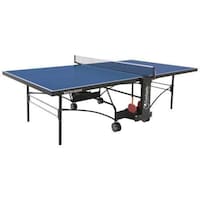Picture of Garlando Master Indoor Foldable TT Table with wheels, GDC-373I, Blue