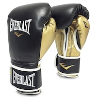Picture of Everlast Boxing Full Finger Gloves, Black & Gold