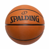 Spalding Classic Basketball and Inflation Valve, Brown