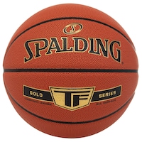 Spalding Leather Basketball, TF Gold, Orange