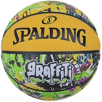 Spalding Graffiti Rubber Basketball, Multicolour